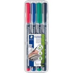 STAEDTLER Lumocolor Folienstifte-Set 0.4 mm Mehrfarbig