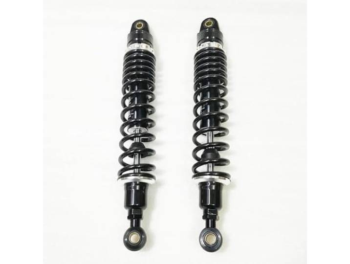 SQIFBA Aufhängungsdämpfer EIN Paar 360 Mm 365 Mm 370 Mm 8 Mm Feder Motorrad Stoßdämpfer Hinterradaufhängung Für Suzuki Für Kawasaki ATV Stoßdämpfer Federbeine