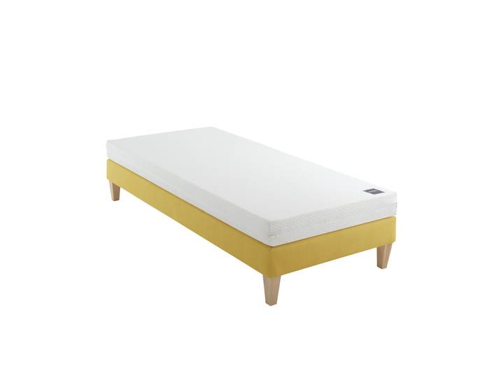 Ensemble matelas junior mousse, sommier et pieds Aurore 100 - SOMEO 90x200
