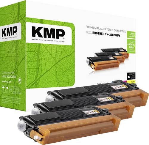KMP Tonerkassette ersetzt Brother TN-230C, TN-230M, TN-230Y, TN230C, TN230M, TN230Y Kompatibel Cyan, Magenta, Gelb 1400 Seiten