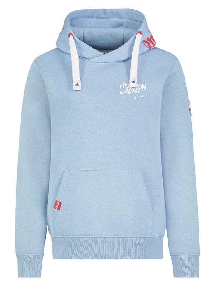 Eight2Nine Hoodie in Hellblau - S