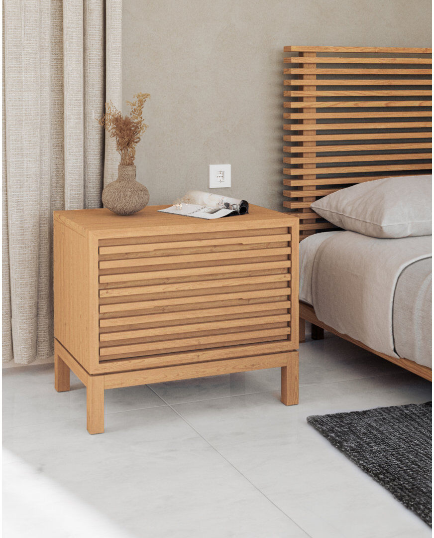Union Rustic Graball 60.96cm W Bedside Table Natural 53.34cm H X 60.96cm W X 40.64cm D