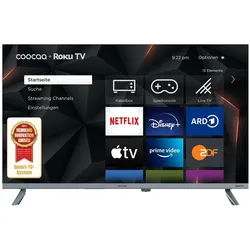 Coocaa 61239 Metz Consumer Electronics GmbH 32R3G LED-TV (32", LED, HD), TV, Schwarz