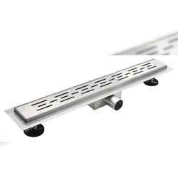 Aloni Edelstahl Duschrinne Bodenablauf Ablaufrinne Duschablauf Ablauf Rinne 50cm