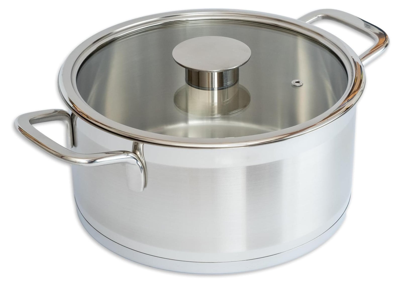 Solidchoice RVS Kookpan met Deksel en Stoomgaatje, 24 cm