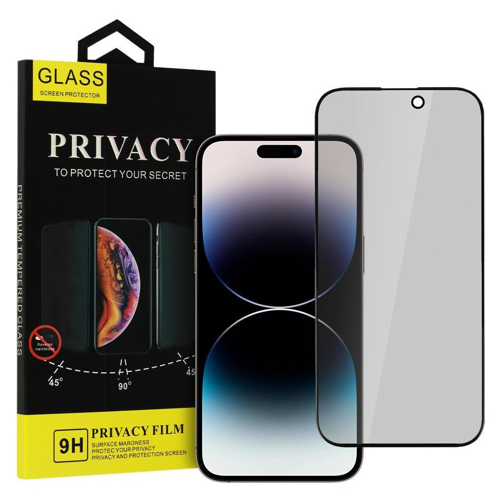 iLike Protective glass Apple IPHONE 13/13 PRO/16E Tempered Privacy Glass Black (1 Stk., Apple iPhone 13, Apple iPhone 13 Pro, Apple iPhone 14) (ILIKE)