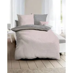 kaeppel Bettwäsche Satin Jaro rosé 155x200 cm + 80x80 cm