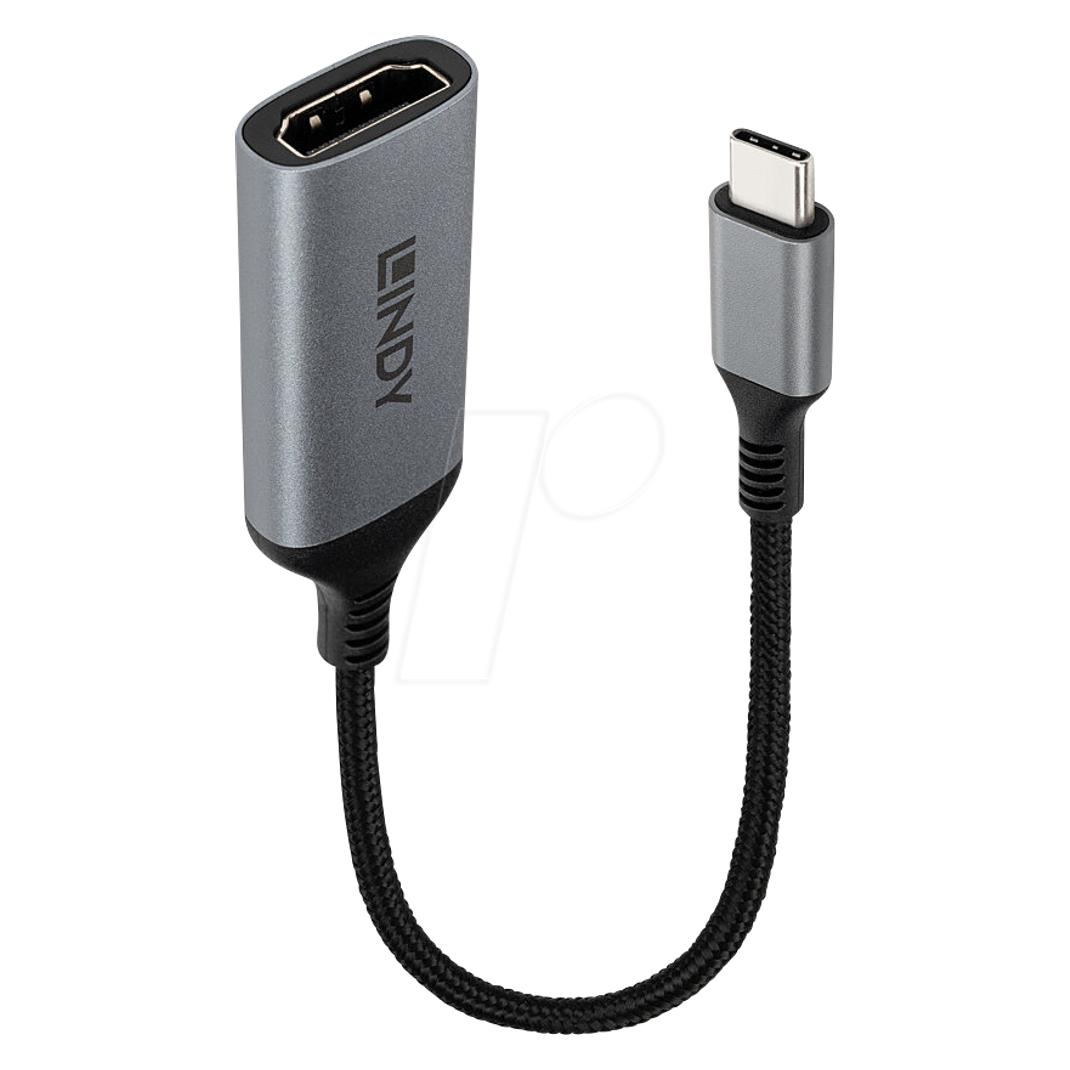 Lindy USB Typ C auf HDMI 8K60 Konvert (HDMI) (43428)