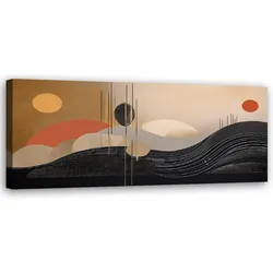 WANDBILD kreise linien geometrische abstraktion
