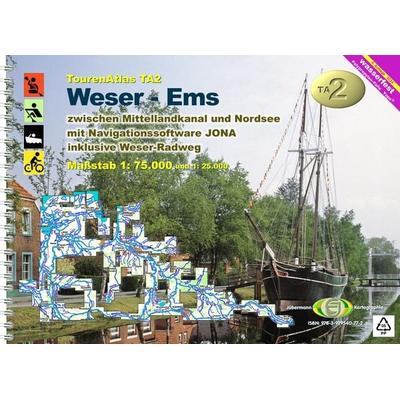 TourenAtlas TA2 Weser-Ems, Set von Erhard Jübermann, Jübermann, E, 978-3-929540-77-2