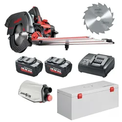Mafell Akku Kapp-Sägesystem KSS 60 18M bl + TK + HM-Blatt 185x1,8x1,2x20 Z16 WZ