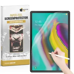 3x Paperfeel für Samsung Galaxy Tab S5E Displayschutz Schreiben Malen Skizzieren matt Anti-Reflex entspiegelt Screen-Protector