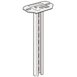 Schneider Electric, Pendelleuchte, WIBE GROUP Deckenpendel 2F, Höhe 80 mm, Breite 135 mm, Länge 640 mm, feuerverzinkt