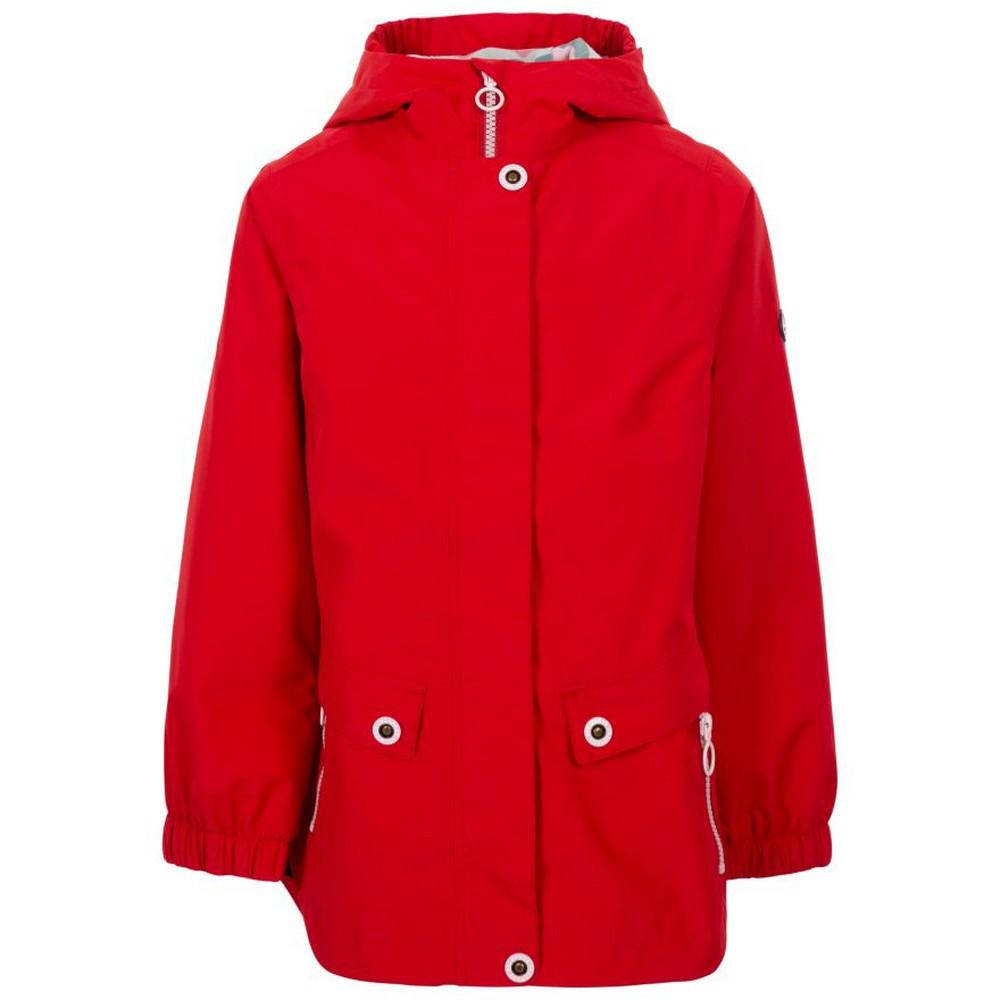 Trespass Meisjes Flourish TP75 Waterdichte Jas (Rood)