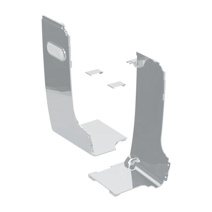 Geberit Designabdeckung seitlich 243200211 zu Geberit AquaClean Mera glanzverchromt