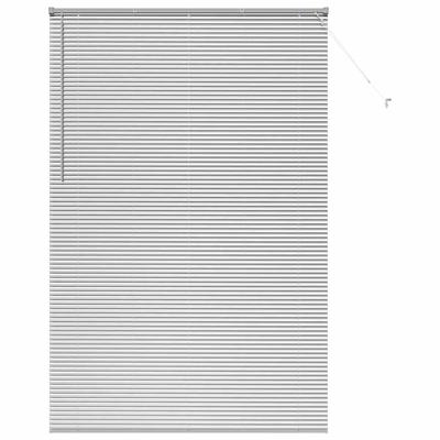 vidaXL Venezianische Jalousien Silber 220x150cm Aluminium