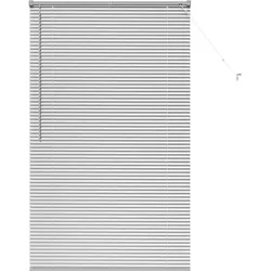 vidaXL Venezianische Jalousien Silber 175 x 100 cm Aluminium