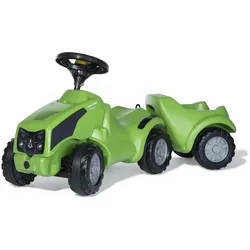Rolly Toys Set Babyrutscher mit Anhänger rollyMinitrac Deutz Agrokid (Rutscher mit Ablagefach, ergon