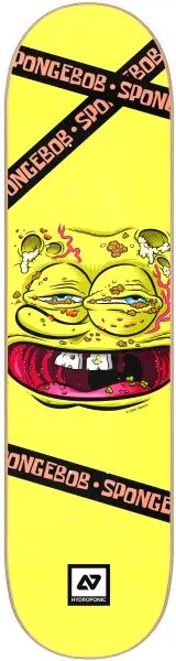 Skateboard Deck Hydroponic X Spongebob (8" - Gelb)