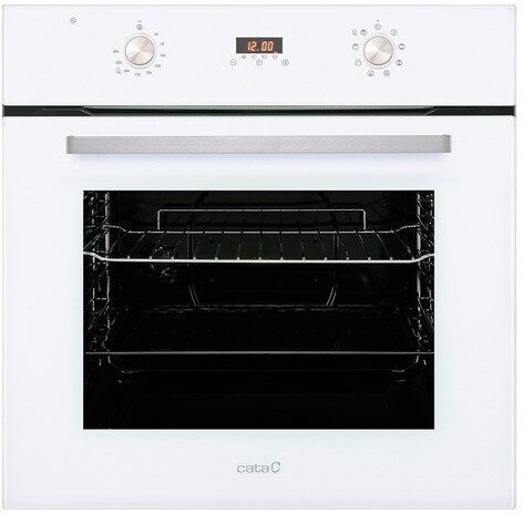Cata Horno multifunción con 8 funciones, Aquasmart - MDS 8008 WH. Blanco