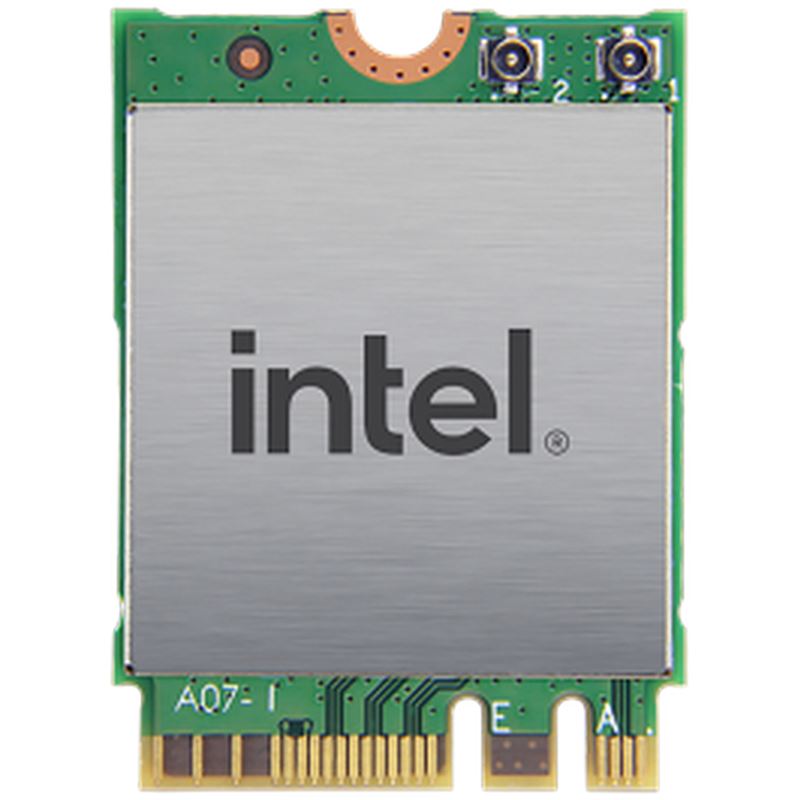 Intel Wi-Fi 6 AX200 ohne vPro, 2.4GHz/5GHz WLAN, Bluetooth 5.1, M.2/A-E-Key (AX200.NGWG.NV)