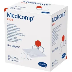 Medicomp Extra Vlieskomp.steril 10x10 cm 25X2 St
