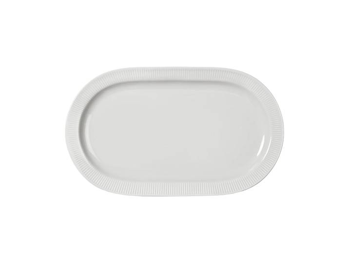 Sagaform Plat de service Inka Blanc, 20x34 cm