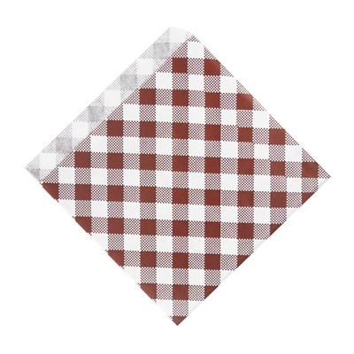 VEPATIM 500x Hamburgerbeutel KARO 14 x 14 cm oben und 1x seitlich offen