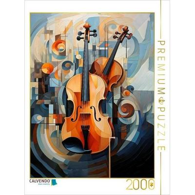 CALVENDO Puzzle Die Geige | 2000 Teile Lege-Größe 90x67cm Foto-Puzzle für glückliche Stunden