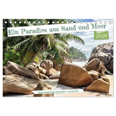Ein Paradies aus Sand und Meer (Tischkalender 2026 DIN A5 quer), CALVENDO Monatskalender