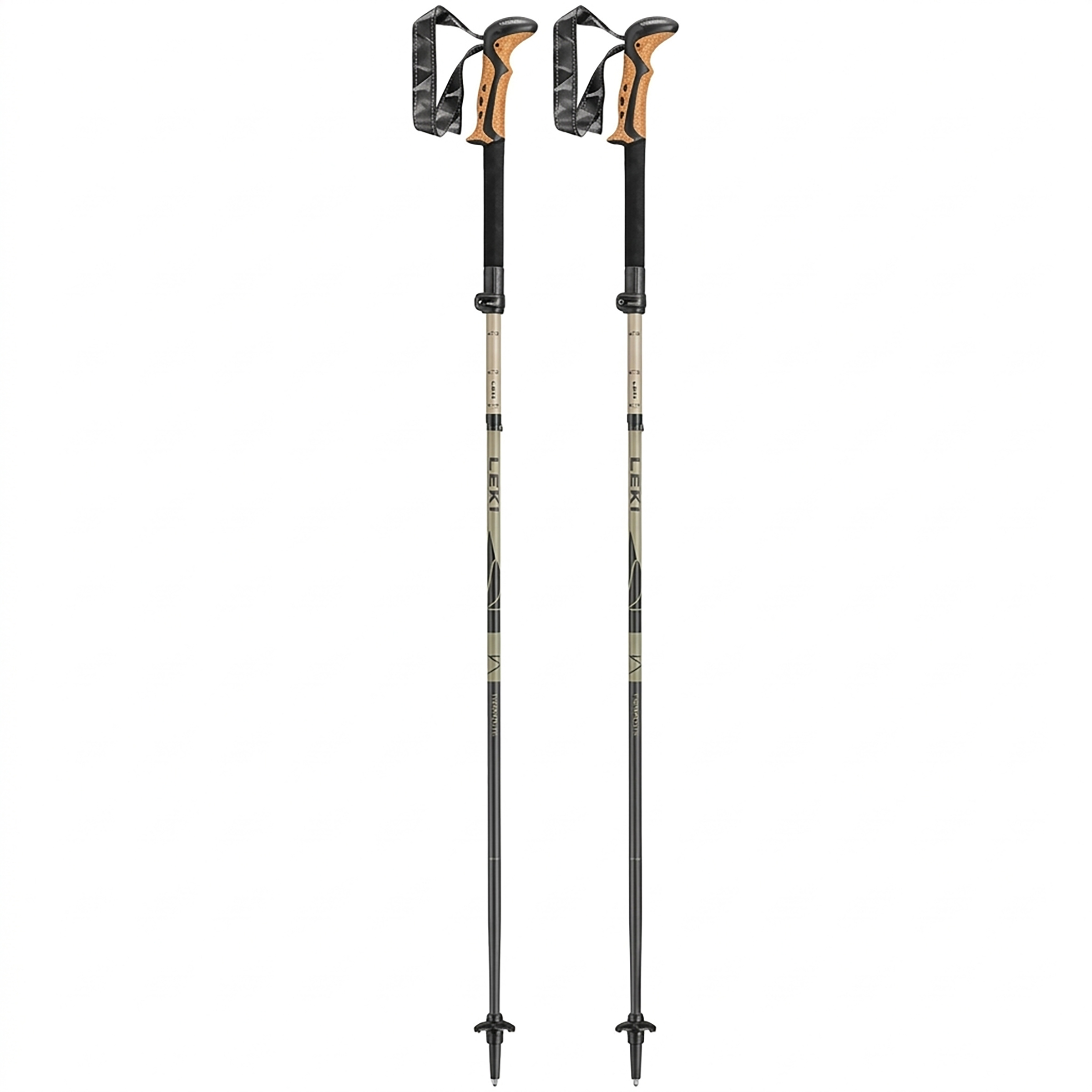 Leki Khumbu FX TA Wanderstöcke Wanderstöcke & Trekkingstöcke grau Größe 110-130cm Trekking