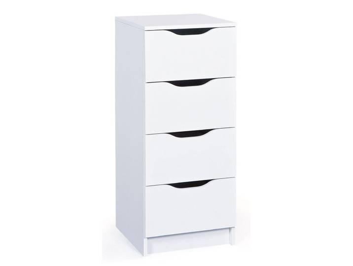 Kommode Noah 4 41x89cm weiß