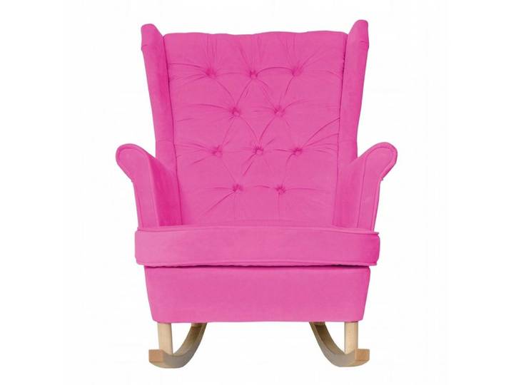 Family Meble Schaukelstuhl Family Meble Gaja Schaukelsessel Ohrensessel Trinity 10 Rosa 84x92x104