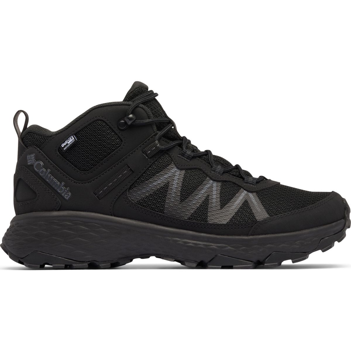 Columbia Men's Peakfreak Rush Mid Outdry Waterproof Hiking Shoe black, shark (012) 8 212659-2126591-012-8