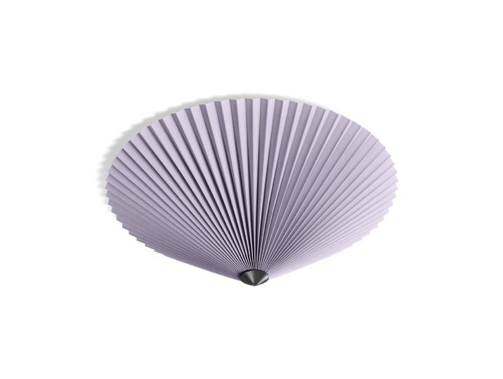 Hay - Plafonnier Matin - Violet - Coton plissé - Designer Inga Sempé