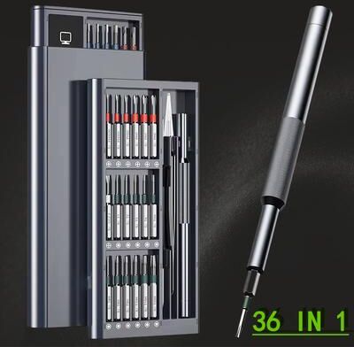 Multisell Products Hub Magnetic Precision Screwdriver Kit, Tool Set For Glasses, Watches, PC, Computer Repairs With Bits Magnetic Precision Screwdriver Kit, Tool Set For Glasses, Watches, PC, Computer Repairs With Bits