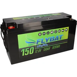 FLYBAT LiFePO4 Akku 12V (12,8V) 150Ah inkl. Bluetooth und CanBus