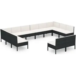 vidaXL, Gartenlounge, Azalea (2x Eckteil + 10 Mittelteil)