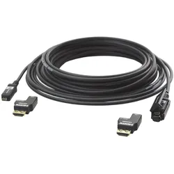 Kramer CRS-AOCH/XL-328 Rental & Staging Active Optical Pluggable HDMI Cable (100 m), Videokabel, Schwarz