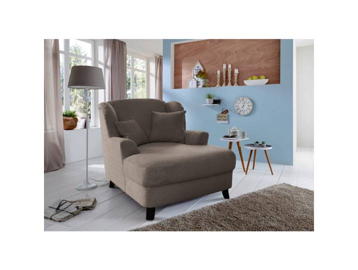Sit & More Xxl-Sessel Asado V, Taupe, Holz, Buche, massiv, Füllung: Schaumstoffflocken,Schaumstoffflocken, 109x104x145 cm, Goldenes M, Oeko-Tex® Standard 100, Made in Europe, DGM-Klimapakt, gepolsterte Armlehnen, Wohnzimmer, Sessel, XXL-Sessel