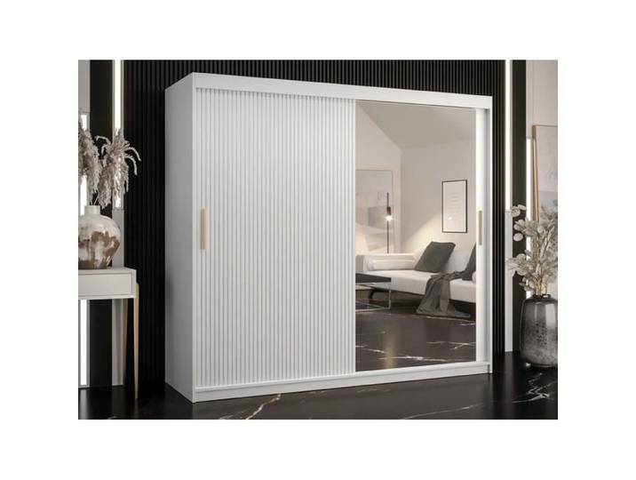 Armoire - Armoire Hartford 403 489023 - Blanc - 200x200x62cm