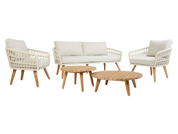 Home and More Lounge-Set Anaheim Elfenbein 2-Sitzer