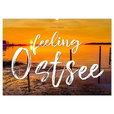 feeling Ostsee (Wandkalender 2027 DIN A2 quer), CALVENDO Monatskalender