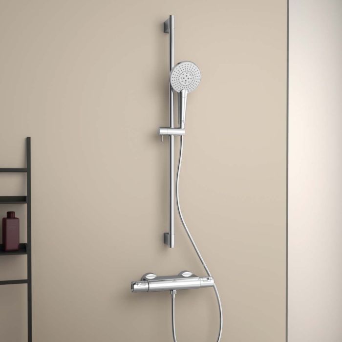 Ideal Standard Evo Jet BrauseSet B1763AA chrom, Länge 90cm, 3 Funktionen, Durchmesser 125mm