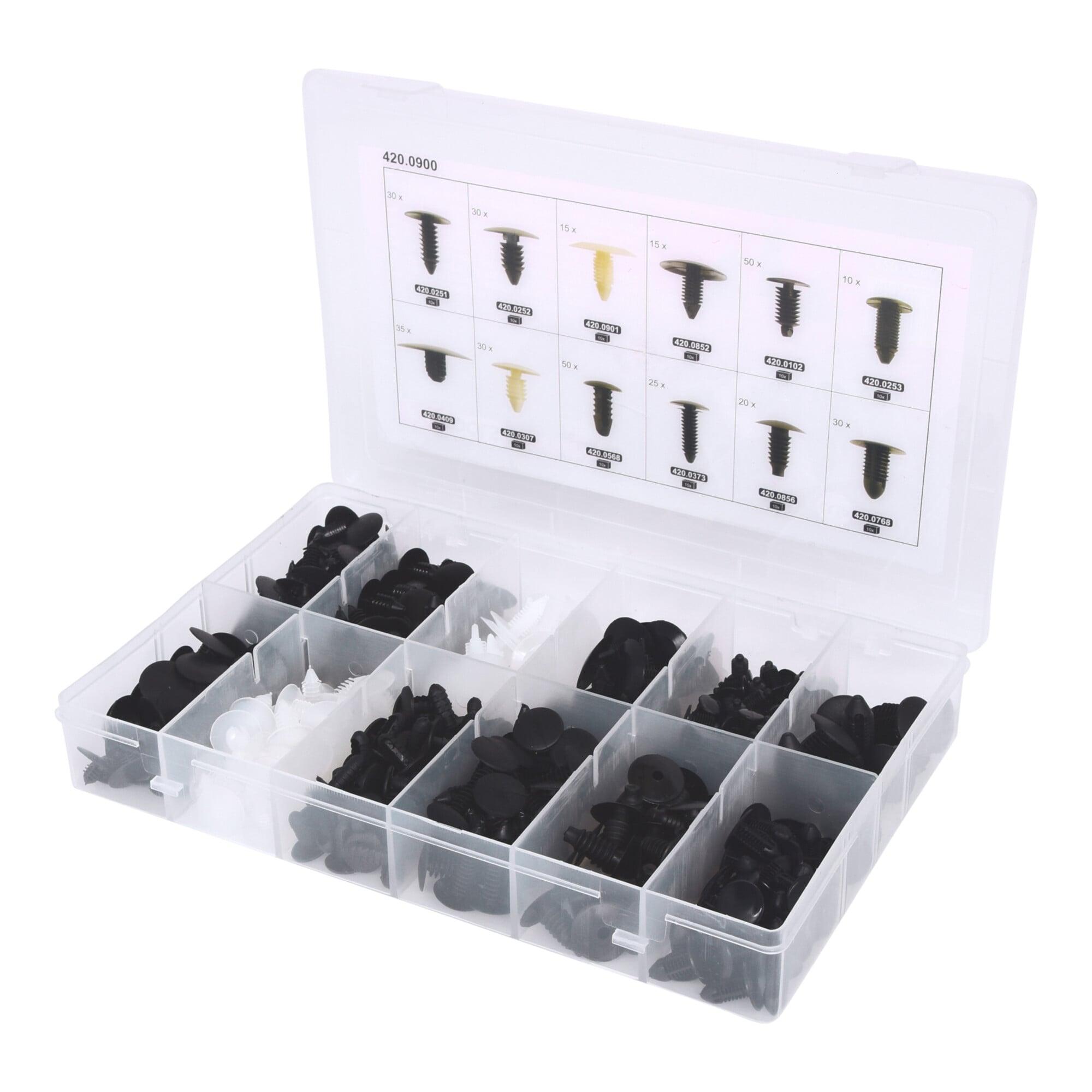 KS Tools Befestigungs-Clip-Satz für Kabelbäume, 340-teilig (420.0900)