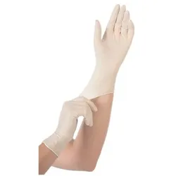 Franz Mensch 100 Latex Einmalhandschuhe L weiß, puderfrei weiß