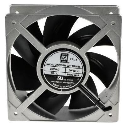 RS PRO AC FAN 205x72mm 230vac all metal IP56 te (205 mm) (OA205AN-22-1TB1856)