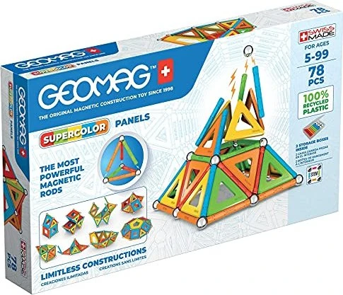 Geomag - Supercolor recycelt 78 Stück