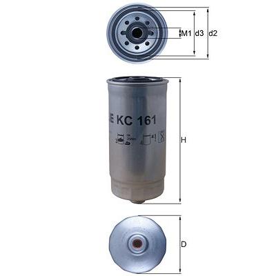 Mahle Kraftstofffilter [Hersteller-Nr. KC161] für Renault, Renault Trucks