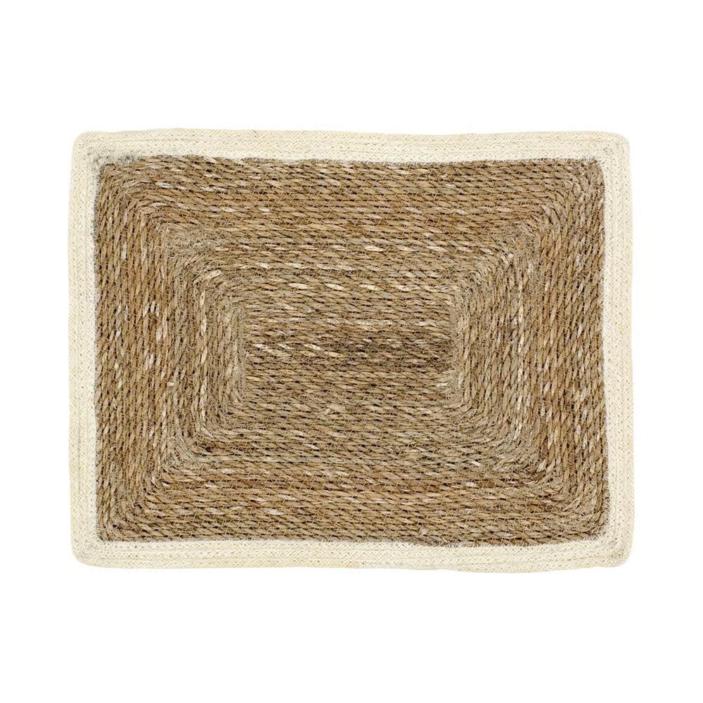 Dixie Emil placemat naturel-wit